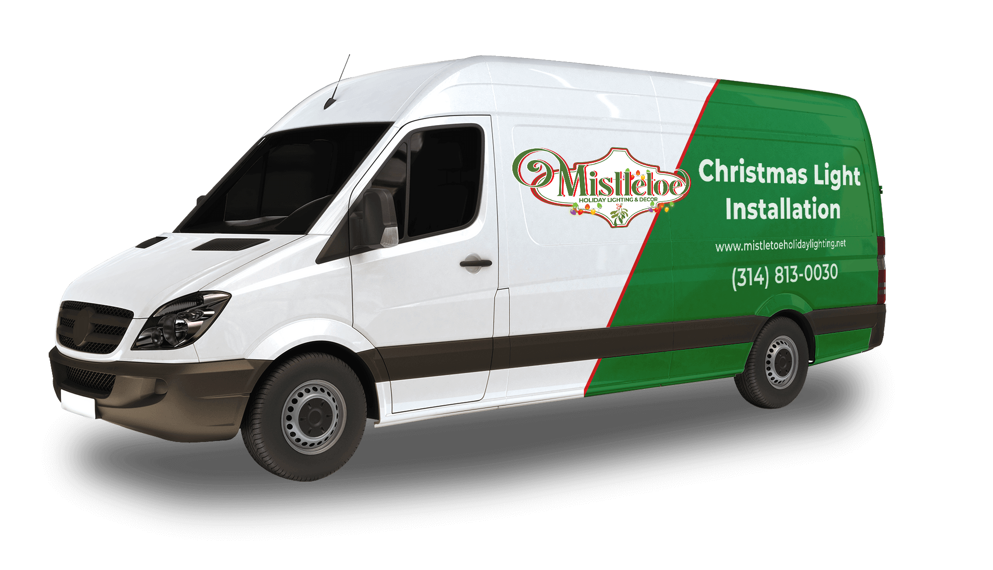 Mistletoe Holiday Lighting & Decor, LLC Christmas Light Installation Van